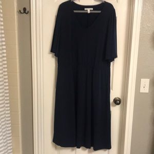 Girl With Curves Navy Dress